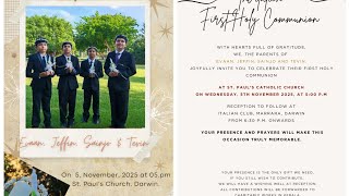 Holy Communion Invitation 