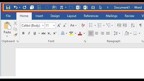 How to Create Shortcut Icon on Toolbar in MS Word (2003-2016)