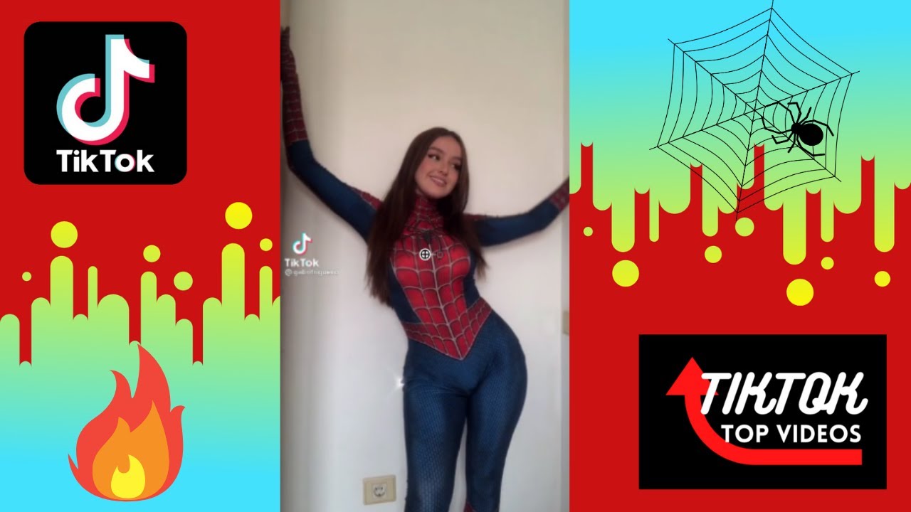 HERMOSAS mujeres DISFRAZADAS de SPIDERMAN en TikTok YouTube