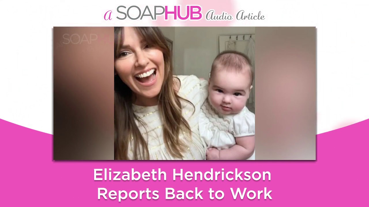 Elizabeth Hendrickson Reports Back to Work