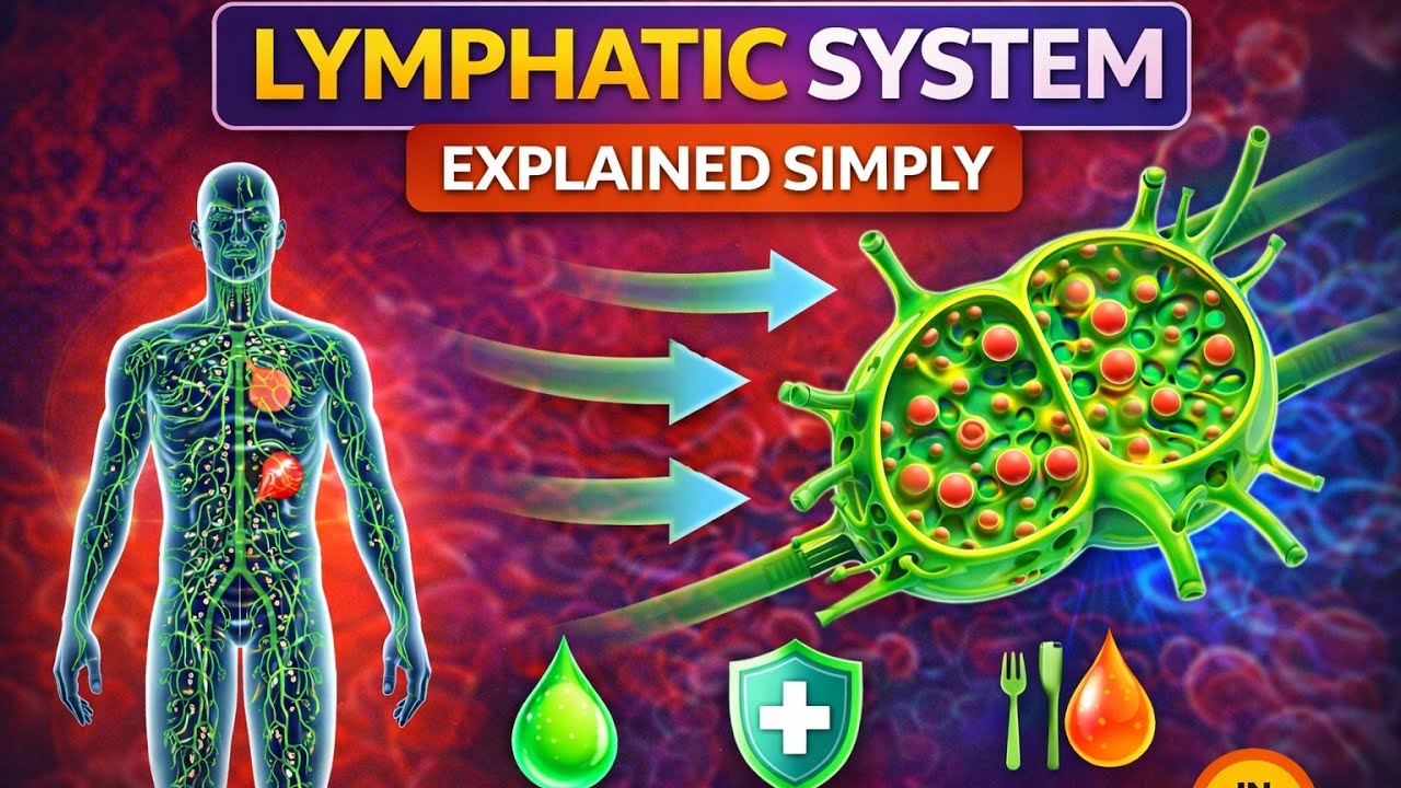 “Lymphatic System Explained in Hindi | Drainage, Immunity & Function” b pharmacy 