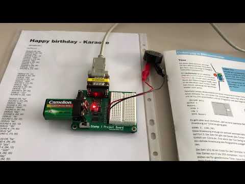 Lieder programmieren mit der Basic Stamp