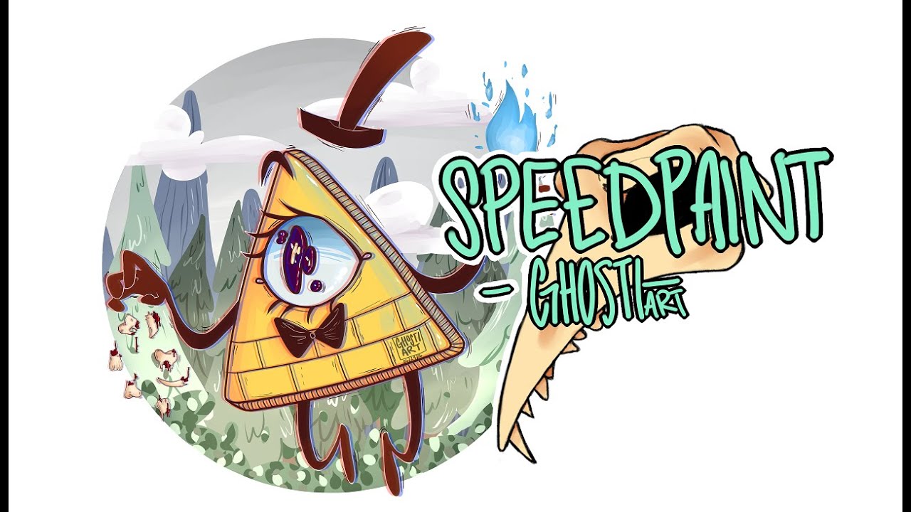 Illuminacho | Bill Cipher (Gravity Falls) Speedpaint