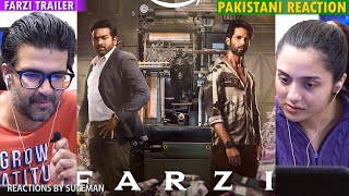 Pakistani Couple Reacts To FARZI Trailer | Raj & DK | Shahid, Sethupathi, Kay Kay, Raashii