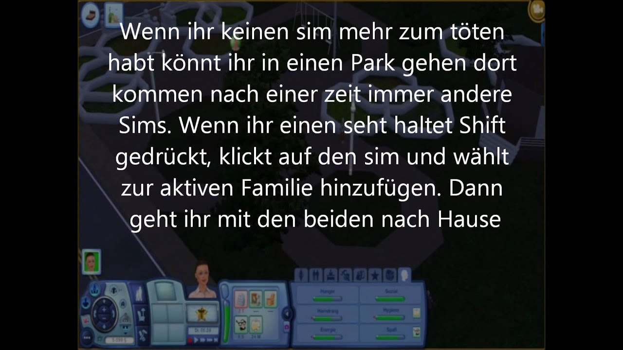 Wie man ein Sims 3 Sensemann baby bekommen kann YouTube