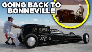 Back to Bonneville in dad's legendary LAND SPEED RECORD car!