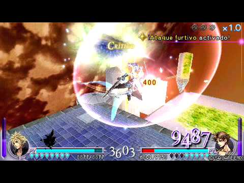DISSIDIA FINAL FANTASY Cloud vs Bartz