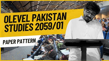 Paper Pattern||2059/01||Olevel Pakistan Studies||History of Pakistan