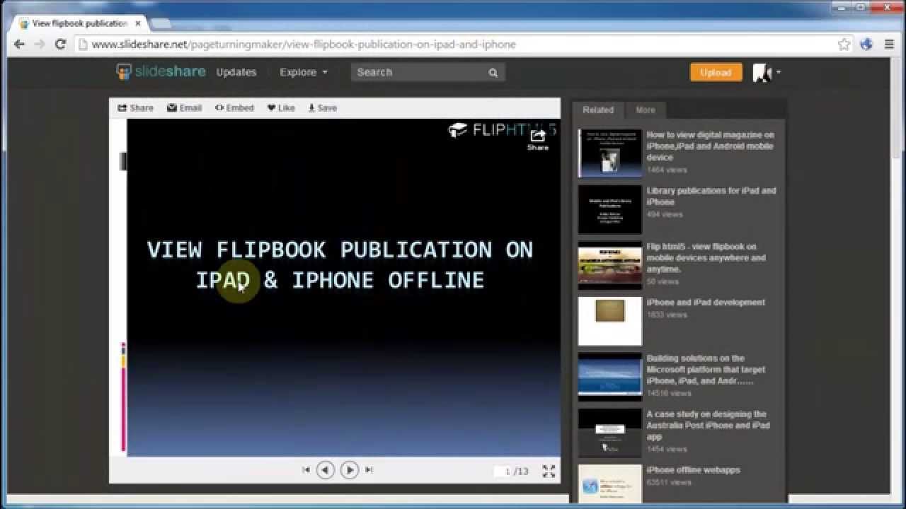 View flipbook app on iPad and iPhone offline YouTube