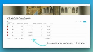 Crypto Profits Tracker Service — Notion [v2]  l Link in Description