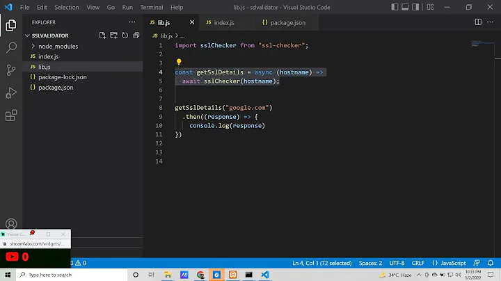 Javascript Project to Implement Form Validation With Error Messages in Browser