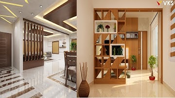 Modern Living Room Partition Wall Design