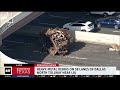 Large debris blocks southbound Dallas North Tollway near LBJ, slowing traffic