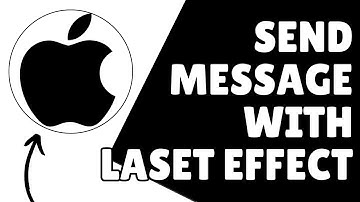 How To Messages With Laser Effect On The iPhone