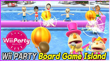 Wii Party - Board Game Island (Expert com) Daniel vs Rin vs Jake vs Greg | AlexGamingTV