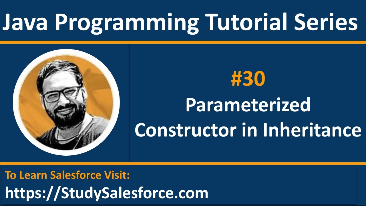 30 Java | How to implement parameterized constructor in inheritance ...