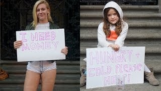 HOT GIRL vs HOMELESS CHILD! Social Experiment