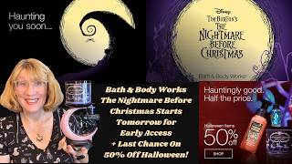 Bath & Body Works The Nightmare Before Christmas Starts Tomorrow for Early Access!
Bath & Body Works The Nightmare Before Christmas Starts Tomorrow for Early Access! Shop at: https://go.shopmy.us/p-79490002
MY LINKS
My Journals on Amazon: https://amzn.to/40mjz9z
Beauty Geek Avon Channel - https://www.youtube.com/channel/UCdXwQV2LXmZ1iic0CkdPSWg
ShopMy Shop at: https://shopmy.us/queenofthegirlgeeks
PRODUCTS I LOVE
Shop everything I love from Bath & Body Works here: https://shopmy.us/collections/1425299
All opinions are my own. I do make a commission if you use my links to or codes to shop.
BRAND AFFILIATE DISCOUNT CODES
Kringle Candle: Use Code: QUEENGEEKS for 15% Off
Slatkin & Co.: Use Code: BONNIE10 for 15% Off
All opinions are my own. I do make a commission if you use my links to or codes to shop.
CONTACT ME
If you are a company who would like to partner with me on a sponsored video please email bonnie@queenofthegirlgeeks.com
For PR & Gifting please email bonnie@queenofthegirlgeeks.com
Queen of the Girl Geeks
PO BOX 1224
Mentor, OH 44060
Follow me at:
Blog: https://queenofthegirlgeeks.com/
Facebook: https://www.facebook.com/queenofthegirlgeeks/
Instagram: https://www.instagram.com/queenofthegirlgeeks1/
TikTok: https://www.tiktok.com/@queenofthegirlgeeks
Sign up for ShopMy with my code: https://shopmy.us/join/queenofthegirlgeeks?referral=2LAPMY
We both earn a 10% bonus on the referred creators commissions and brand collaborations for six months. Bath & Body Works The Nightmare Before Christmas Starts Tomorrow for Early Access!