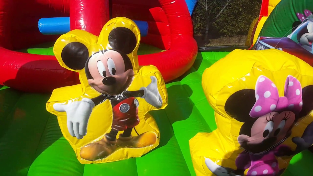 watershed Mickey Park Toddler Learning Combo Bounce House Jacksonville