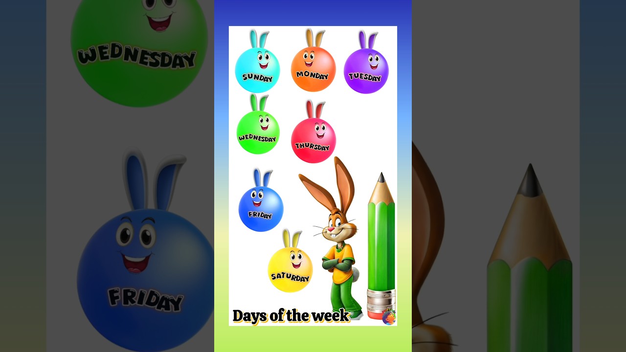 Будние дни, пузырьковые кролики || дни недели 