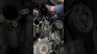 Mb140 mb100 diesel 2.9 drive belt tensioner installation.
