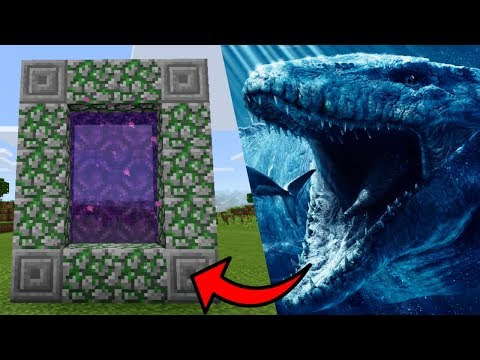 MCPE: How To Make a Portal to the Mosasaurus Dimension