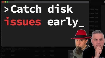 Monitor disk space with a shell script