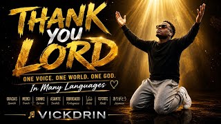 🔥 THANK YOU LORD – One Voice, One World 🌍 | Worship in Many Languages | VICKDRIN.