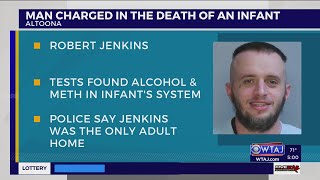 Altoona man charged after 8-week-old dies from alcohol intoxication