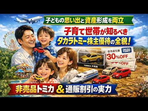 おもちゃは投資になる？タカラトミー株主優待
