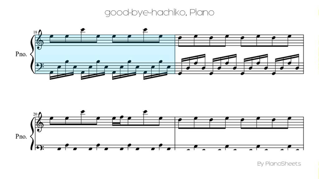 goodbyehachiko [Piano Solo] YouTube