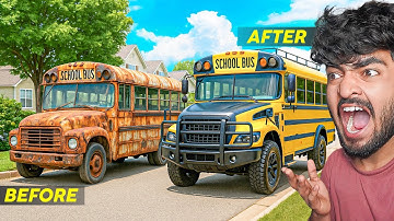 FROM SCRAP TO SUPERBUS! | BUS FLIPPER SIMULATOR #1​