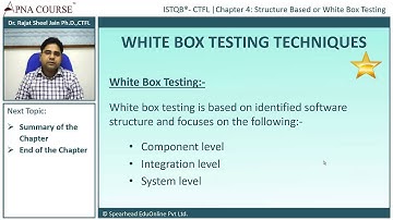 ISTQB - Certified Tester Foundation Level | Explanation on White Box Testing?