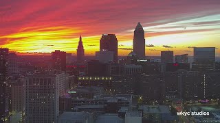 A gorgeous sunset across northeast Ohio on Sunday, January 9, 2022