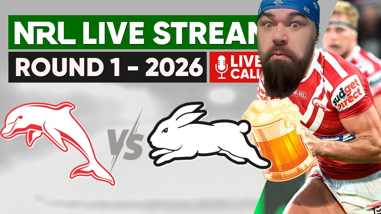 Dolphins vs Rabbitohs | NRL Live Stream | Round 1 - 2026