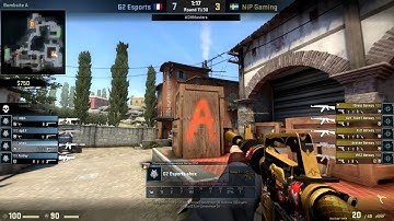 CS:GO POV Demo G2 Shox (28/17) vs NiP (de_inferno)