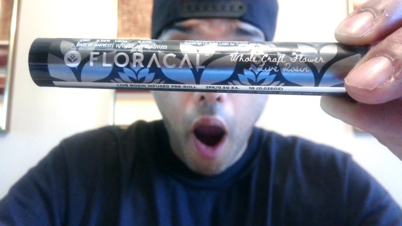 WHAT'S INSIDE?!? Smoking/Cutting open (ROSIN INFUSED) MORNING DEW PREROLL 2PK By FLORACAL FARMS (IL)