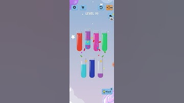 game water color sort level 99 fun brain games |   WalkThrough Solution Gameplay