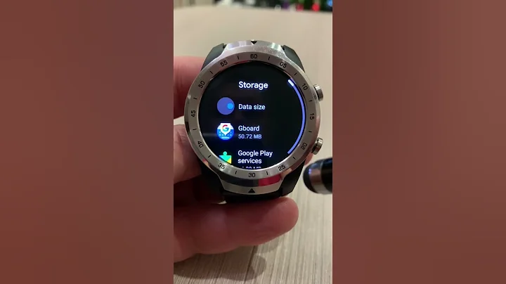 How to remove updates installed for an application in Mobvoi TicWatch
