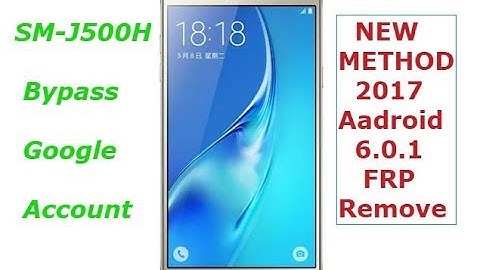 How To Samsung SM-J500H  Verify Your Google Account FRP Bypass Latest 6.0.1 Remove 100% Work Done.