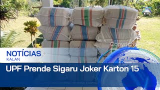Polísia UPF Kompañia Alfa Prende Sigaru Joker ho Marka Pohon Sagu Karton Sanulu Resin Lima