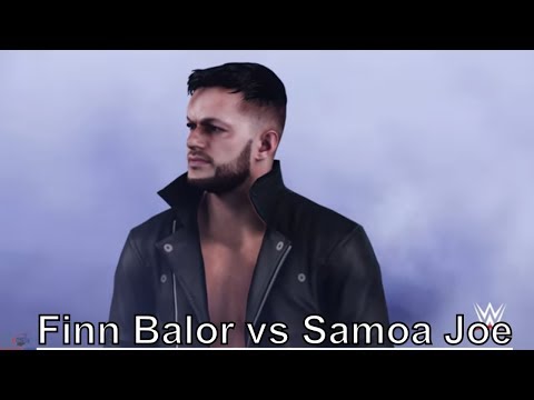 Finn Balor vs Samoa Joe in a Backstage Brawl | WWE 2K 18 PS4 Gameplay