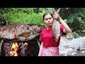 Cook big fish and eating delicious - Survival Skills Cooking # 74