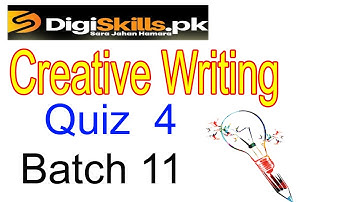 Digiskills Creative Writing Quiz 4 Batch 11 Solution 2021