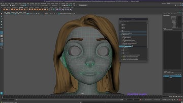 Part 30 Extracting Geometry for Upper eyelashes for xgen