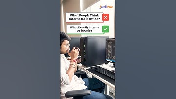 Internship Expectations Vs Reality | What Exactly Interns Do in Office | Intellipaat #Shorts #Intern