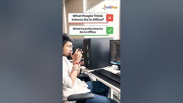 Internship Expectations Vs Reality | What Exactly Interns Do in Office | Intellipaat #Shorts #Intern
