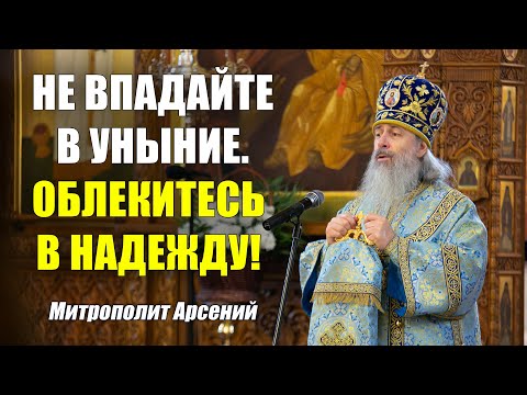 Не впадайте в уныние. Облекитесь в надежду! — проповедь митр. Арсения на Казанскую икону 4.11.20 г.