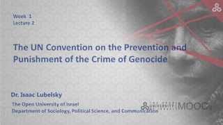 Famous Genocide: Week 1 Lecture 2 Wealth