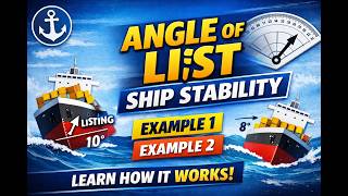 Famous (1)Angle of List | Ship Stability Examples 1 & 2 Wealth